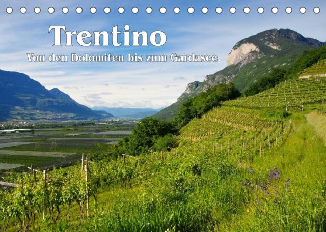 Trentino - Von den Dolomiten bis zum Gardasee (Tischkalender 2022 DIN A5 quer)
