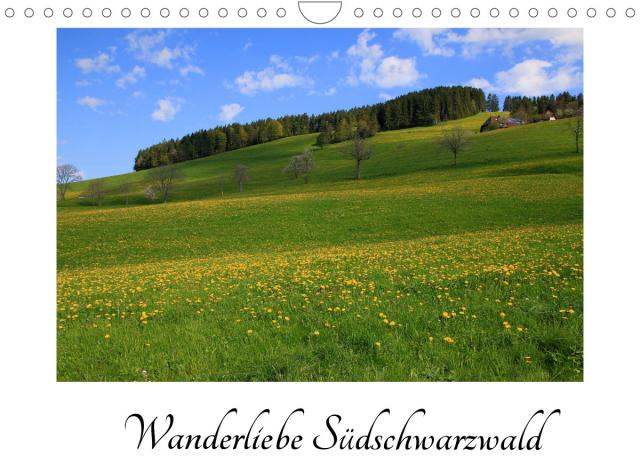 Wanderliebe Südschwarzwald (Wandkalender 2022 DIN A4 quer)