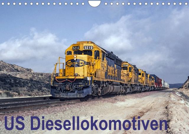 US Diesellokomotiven (Wandkalender 2022 DIN A4 quer)