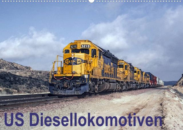 US Diesellokomotiven (Wandkalender 2022 DIN A2 quer)