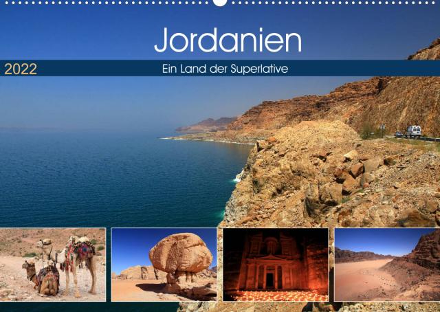 Jordanien - Ein Land der Superlative (Wandkalender 2022 DIN A2 quer)