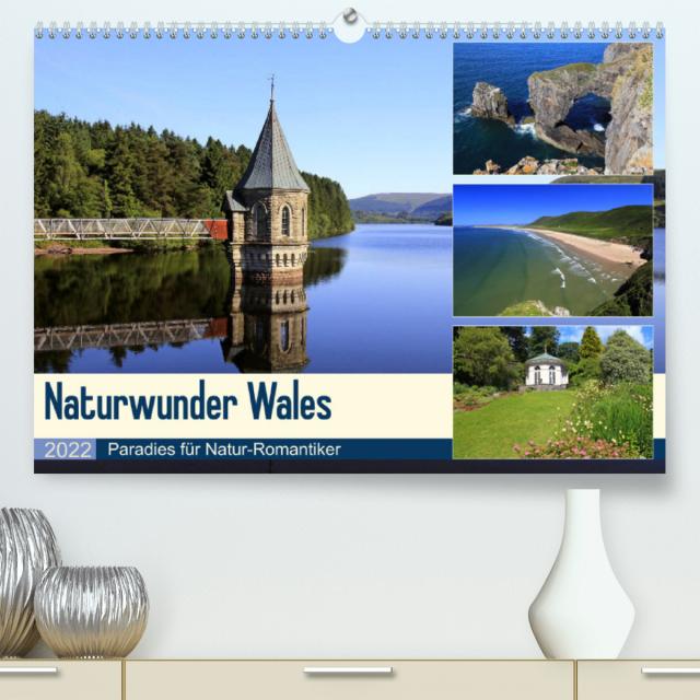 Naturwunder Wales (Premium, hochwertiger DIN A2 Wandkalender 2022, Kunstdruck in Hochglanz)