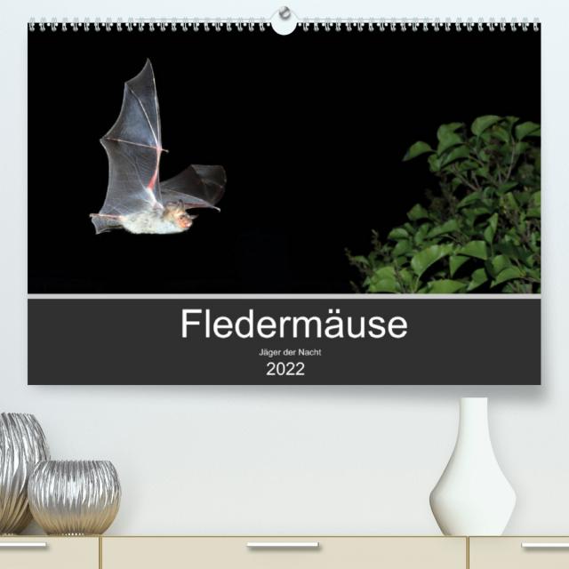 Fledermäuse - Jäger der Nacht (Premium, hochwertiger DIN A2 Wandkalender 2022, Kunstdruck in Hochglanz)