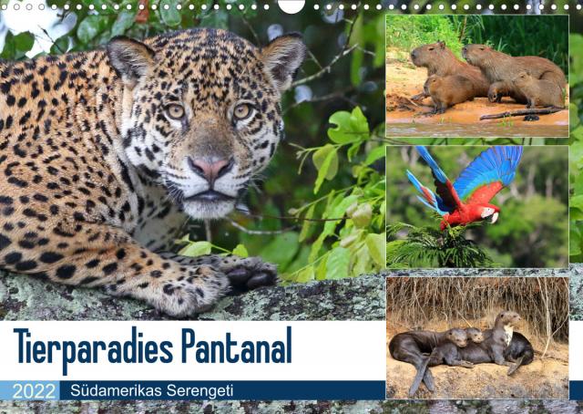 Tierparadies Pantanal (Wandkalender 2022 DIN A3 quer)