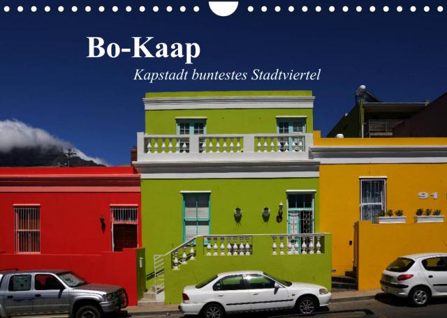Bo-Kaap - Kapstadt buntestes Stadtviertel (Wandkalender 2022 DIN A4 quer)