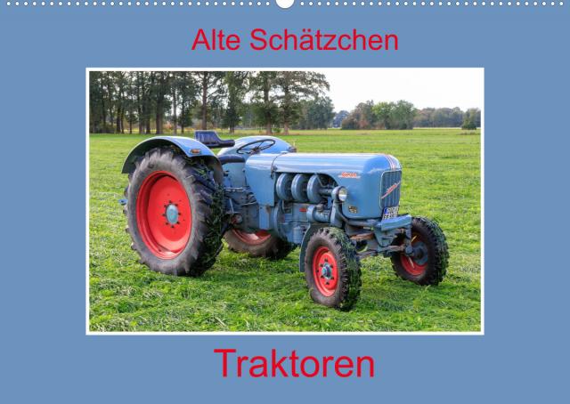 Alte Schätzchen - Traktoren (Wandkalender 2022 DIN A2 quer)