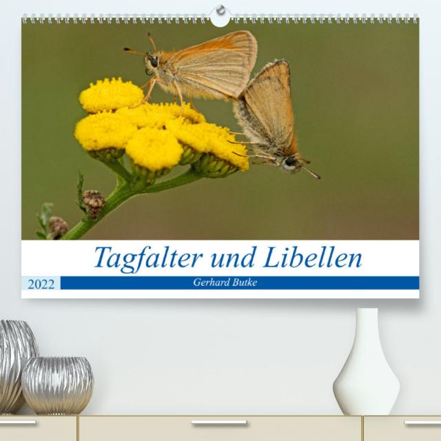 Schmetterlinge und Libellen (Premium, hochwertiger DIN A2 Wandkalender 2022, Kunstdruck in Hochglanz)