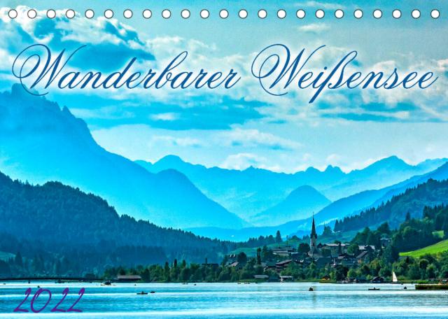 Wanderbarer Weißensee (Tischkalender 2022 DIN A5 quer)