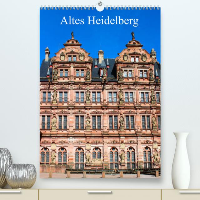 Altes Heidelberg (Premium, hochwertiger DIN A2 Wandkalender 2022, Kunstdruck in Hochglanz)