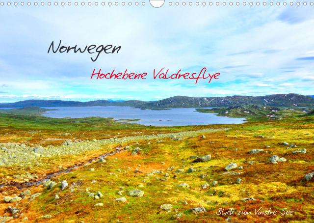 Norwegen - Hochebene Valdresflye (Wandkalender 2022 DIN A3 quer)