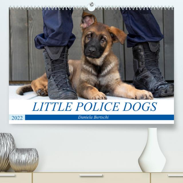 Little Police Dogs (Premium, hochwertiger DIN A2 Wandkalender 2022, Kunstdruck in Hochglanz)
