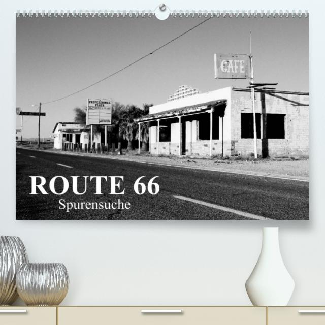 Route 66 (Premium, hochwertiger DIN A2 Wandkalender 2023, Kunstdruck in Hochglanz)