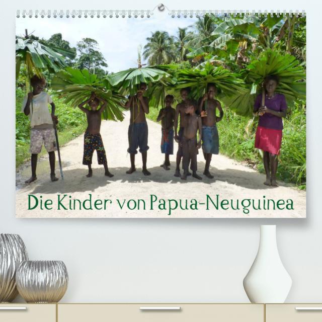 Die Kinder von Papua Neuguinea (Premium, hochwertiger DIN A2 Wandkalender 2023, Kunstdruck in Hochglanz)
