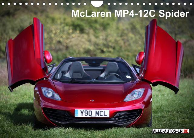 McLaren MP4-12C Spider (Wandkalender 2023 DIN A4 quer)