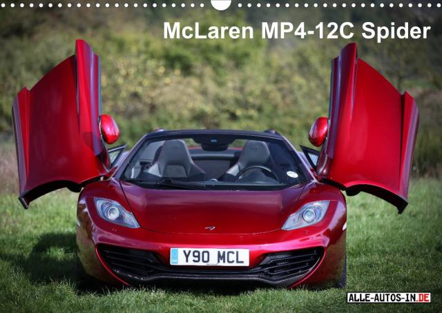 McLaren MP4-12C Spider (Wandkalender 2023 DIN A3 quer)