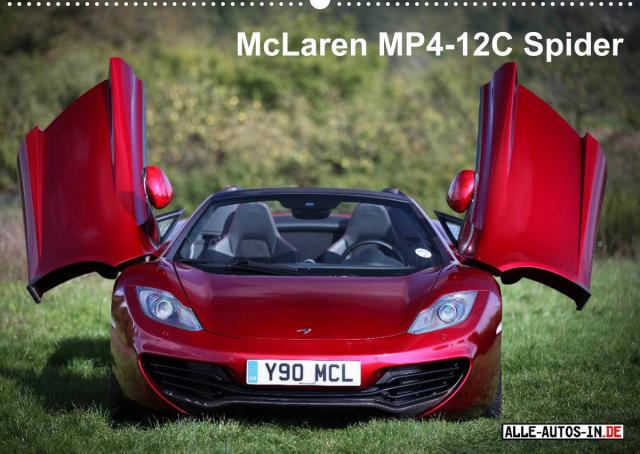 McLaren MP4-12C Spider (Wandkalender 2023 DIN A2 quer)