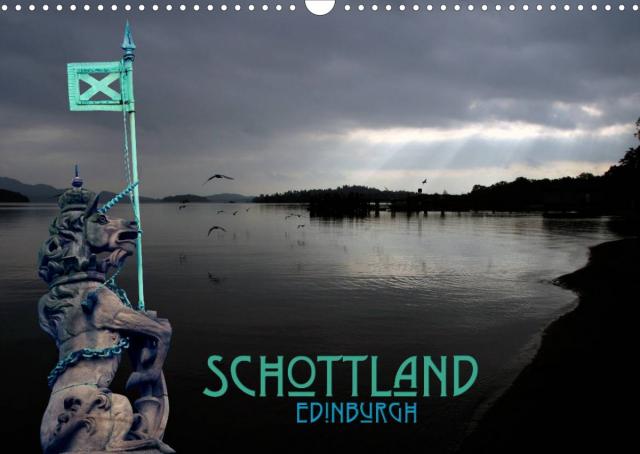Schottland und Edinburgh (Wandkalender 2023 DIN A3 quer)