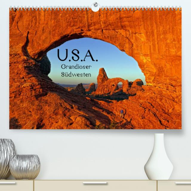 USA - Grandioser Südwesten (Premium, hochwertiger DIN A2 Wandkalender 2023, Kunstdruck in Hochglanz)