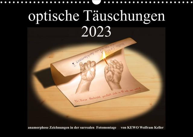 optische Täuschungen 2023 (Wandkalender 2023 DIN A3 quer)