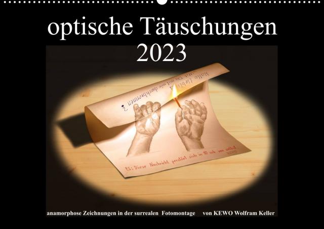 optische Täuschungen 2023 (Wandkalender 2023 DIN A2 quer)