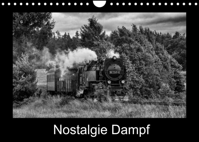 Nostalgie Dampf (Wandkalender 2023 DIN A4 quer)