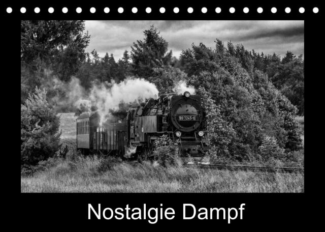 Nostalgie Dampf (Tischkalender 2023 DIN A5 quer)