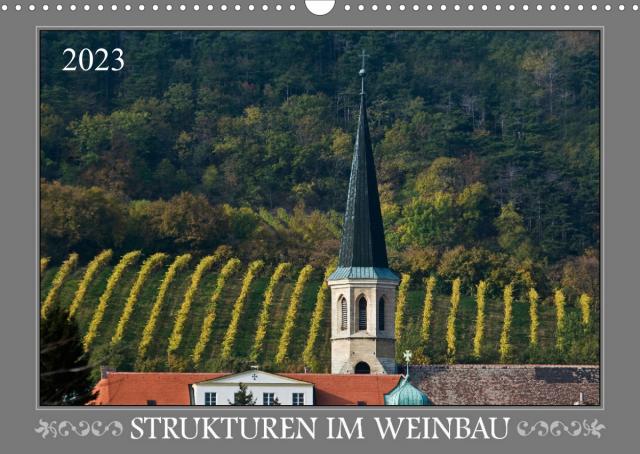 Strukturen im Weinbau (Wandkalender 2023 DIN A3 quer)