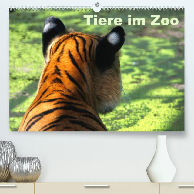 Tiere im Zoo (Premium, hochwertiger DIN A2 Wandkalender 2023, Kunstdruck in Hochglanz)