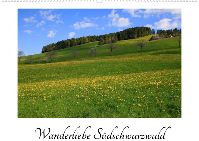 Wanderliebe Südschwarzwald (Wandkalender 2023 DIN A2 quer)