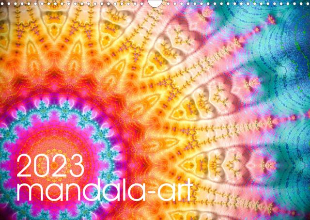 mandala-art (Wandkalender 2023 DIN A3 quer)
