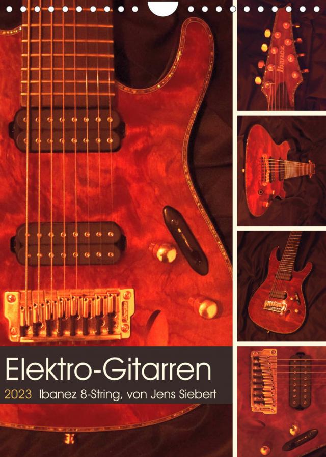 Elektro-Gitarren (Wandkalender 2023 DIN A4 hoch)