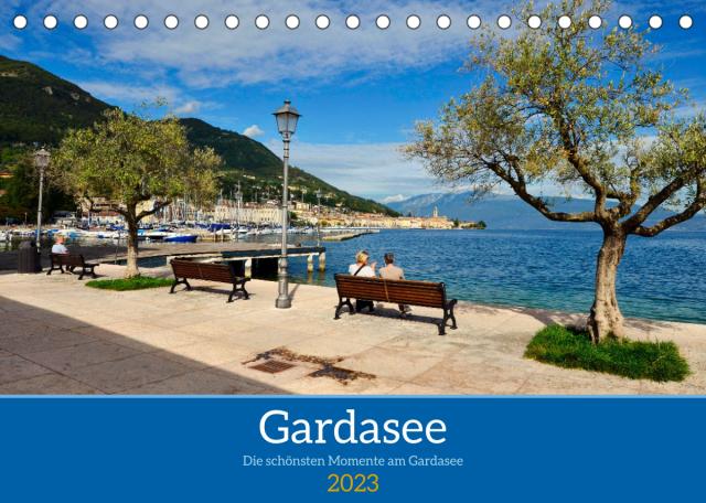 Gardasee - Die schönsten Momente am Gardasee (Tischkalender 2023 DIN A5 quer)