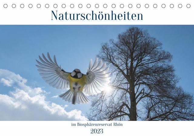 Naturschönheiten im Biosphärerenreservat Rhön (Tischkalender 2023 DIN A5 quer)
