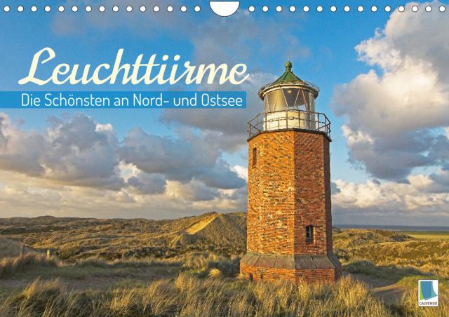 Leuchttürme: Die Schönsten an Nord- und Ostsee (Wandkalender 2023 DIN A4 quer)