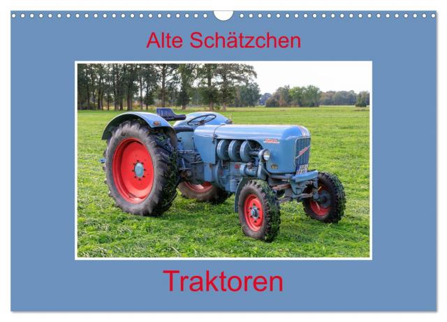 Alte Schätzchen - Traktoren (Wandkalender 2024 DIN A3 quer), CALVENDO Monatskalender