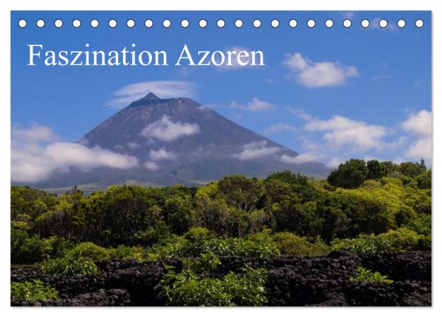 Faszination Azoren (Tischkalender 2024 DIN A5 quer), CALVENDO Monatskalender