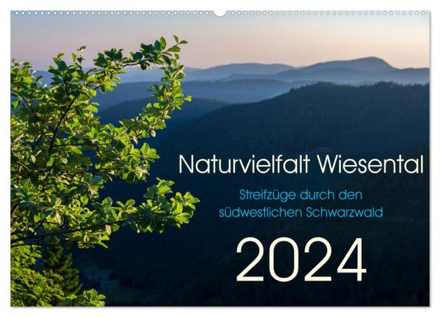 Naturvielfalt Wiesental (Wandkalender 2024 DIN A2 quer), CALVENDO Monatskalender