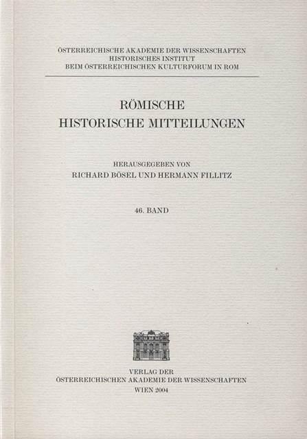 Römische Historische Mitteilungen / Römische Historische Mitteilungen Band 46/2004