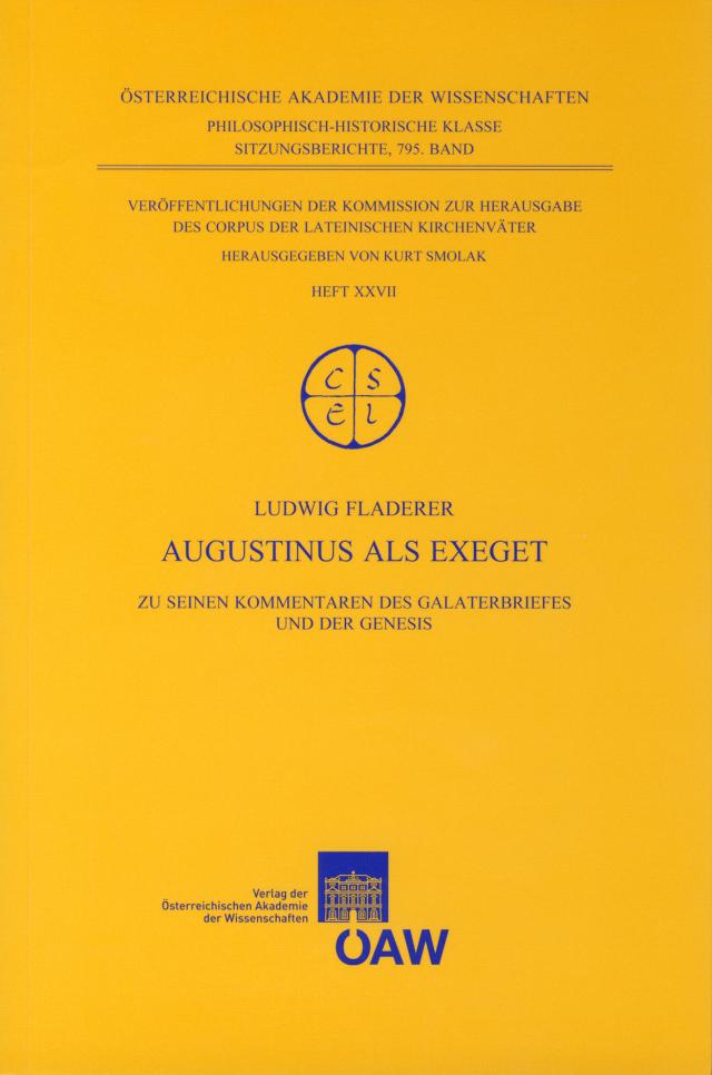 Augustinus als Exeget