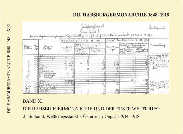 Die Habsburgermonarchie 1848-1918 / Die Habsburgermonarchie 1848-1918 Band XI/2: Die Habsburgermonarchie und der Erste Weltkrieg, 2. Teilband