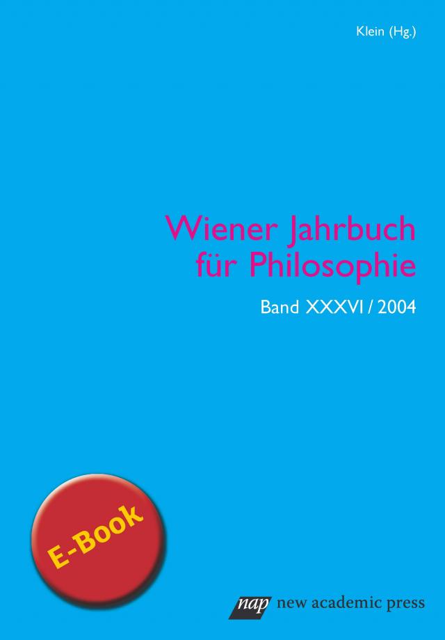 Wiener Jahrbuch für Philosophie 2004