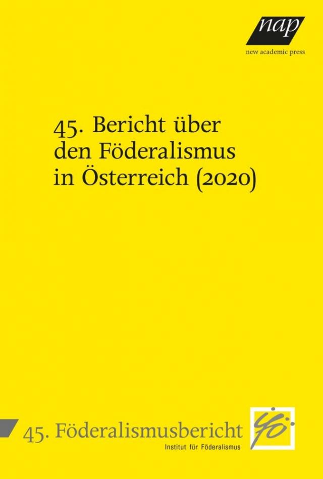 45. Bericht über den Föderalismus in Österreich (2020)