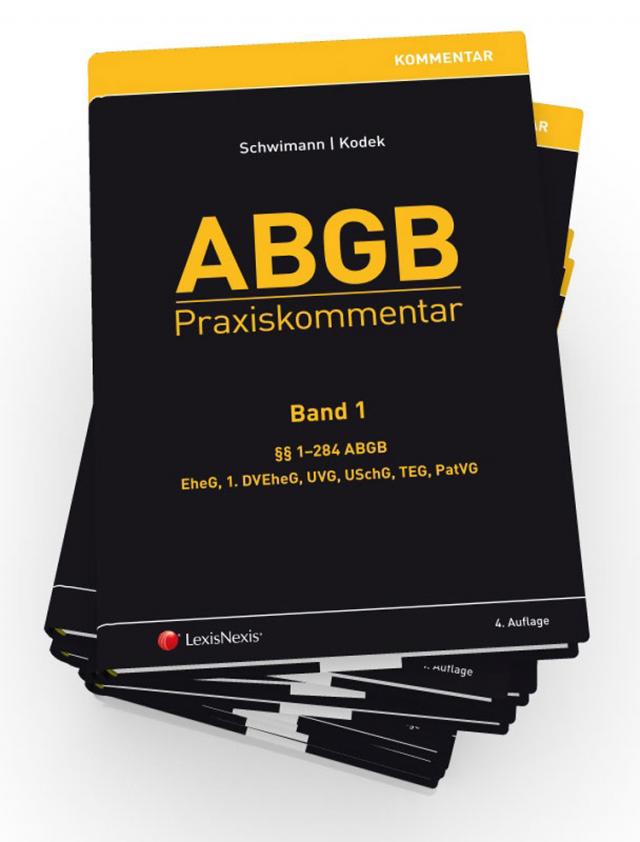 PAKET ABGB Praxiskommentar Band 1 - 8, 4. Auflage