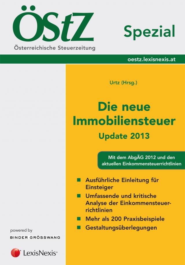 ÖStZ Spezial - Die neue Immobiliensteuer Update 2013