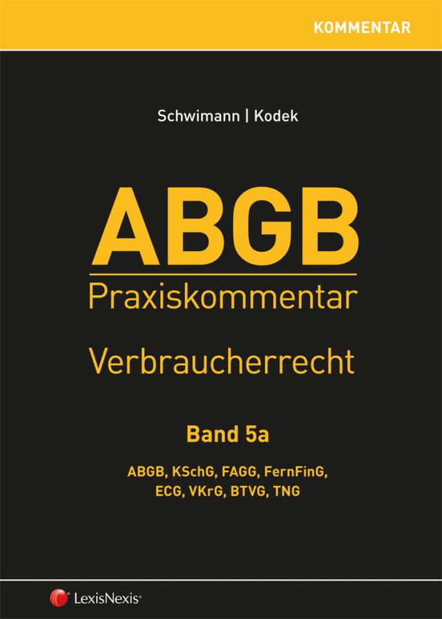ABGB Praxiskommentar / ABGB Praxiskommentar - Band 5a