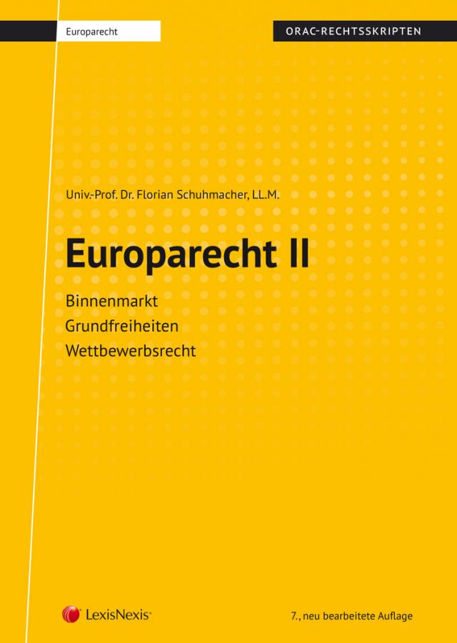 Europarecht II (Skriptum)