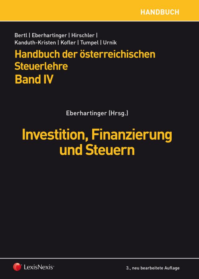 Handbuch der österreichischen Steuerlehre, Band IV