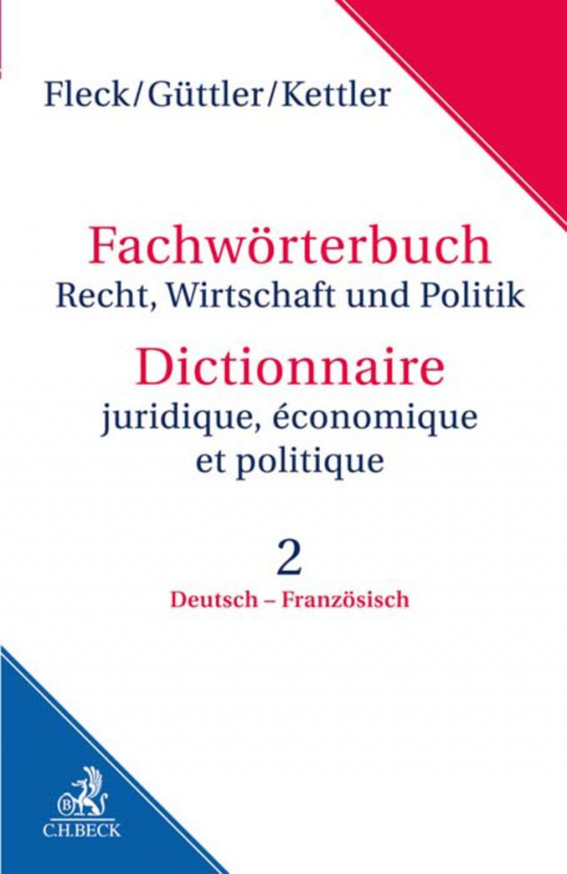 Wörterbuch Recht, Wirtschaft, Politik