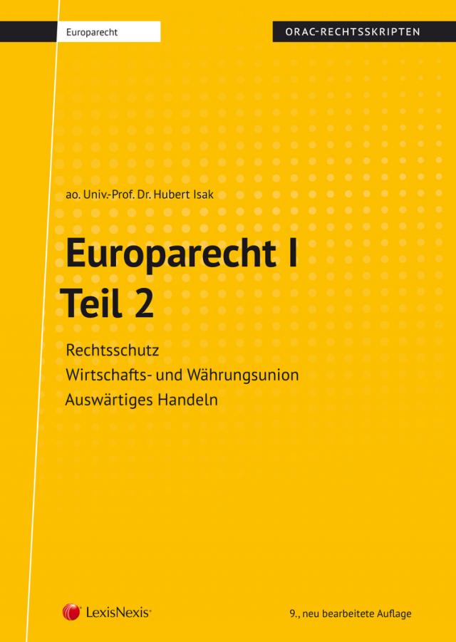Europarecht I - Teil 2