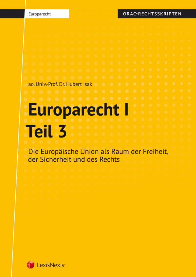 Europarecht I – Teil 3 (Skriptum)